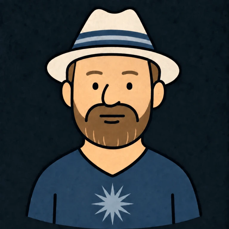 Illustrated portrait of Pavel